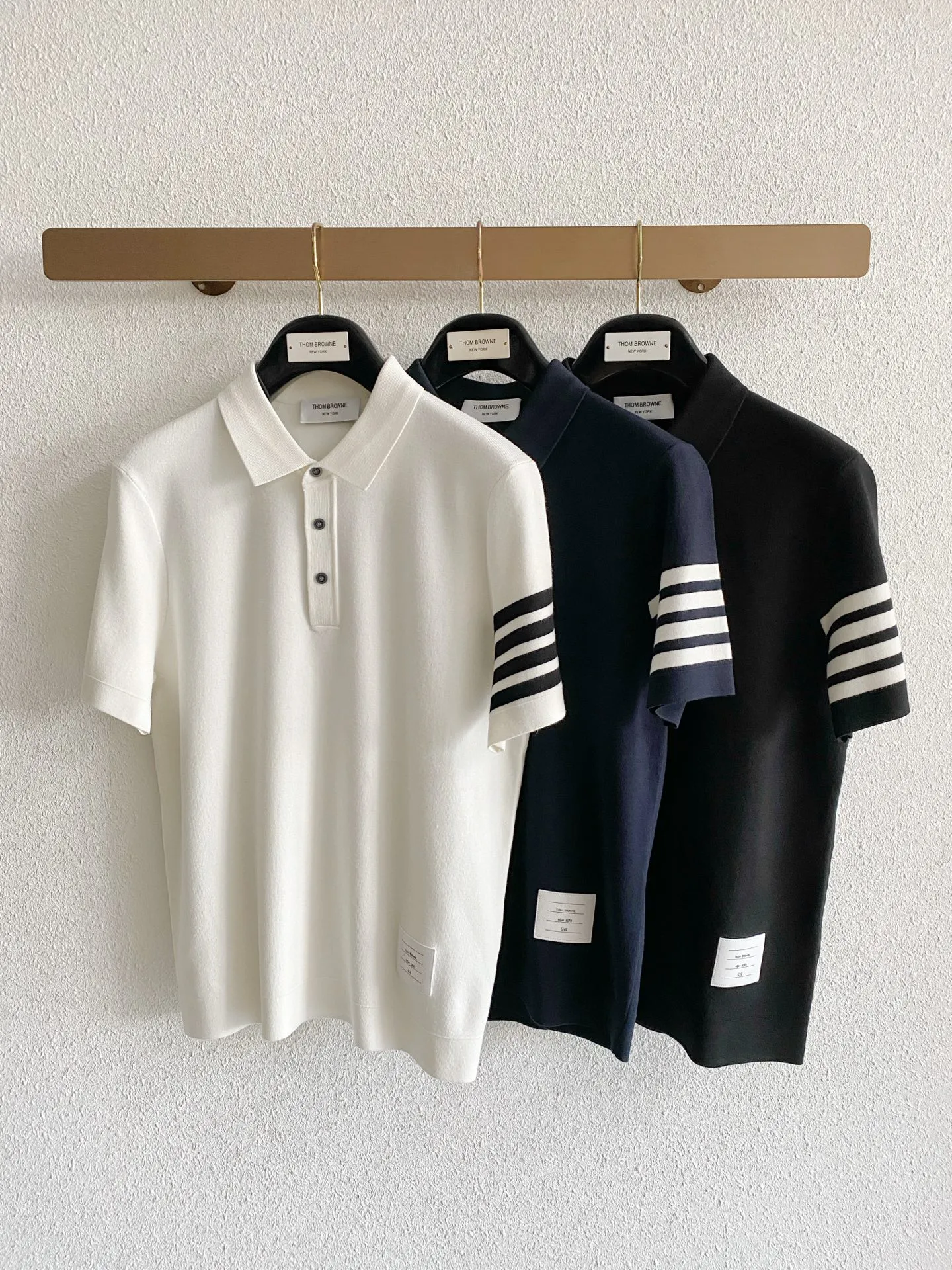 Thom Brown 2026 New Arrival Classic Polo， Breathable ， 。 ， Versatile， 。 Sizes：M-4XL